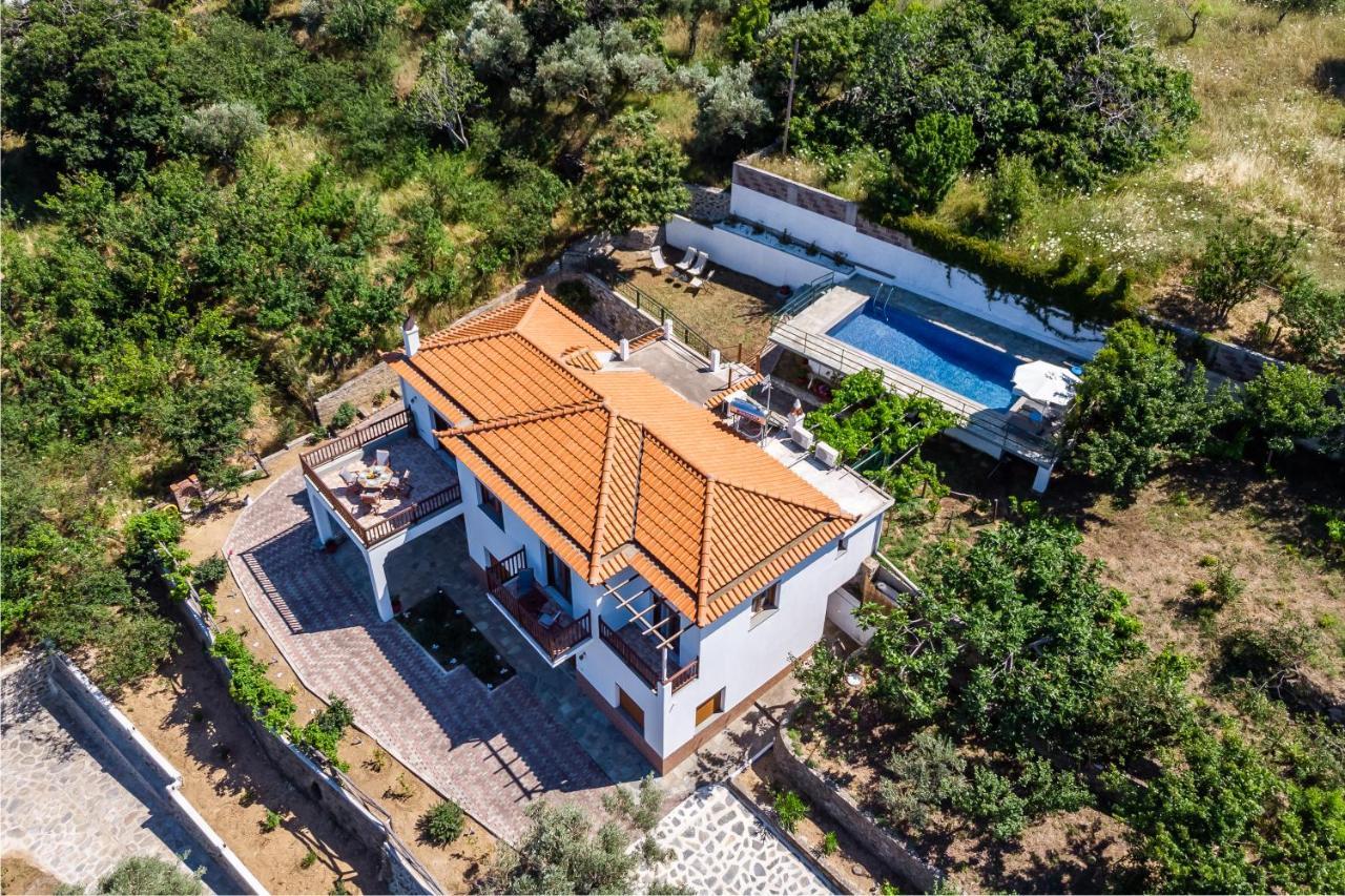 Villa Margini, Aegean Views , Pool Villa, Skopelos Exterior foto