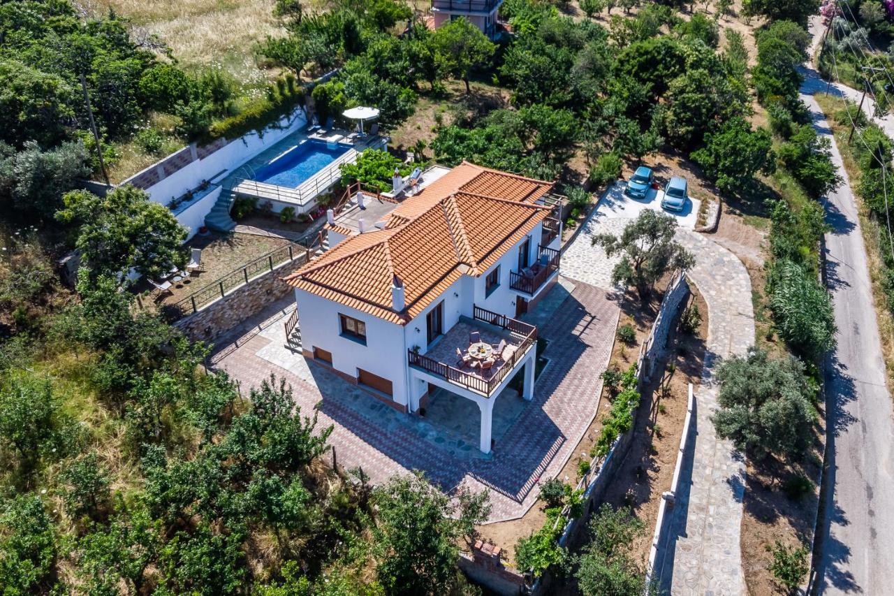 Villa Margini, Aegean Views , Pool Villa, Skopelos Exterior foto
