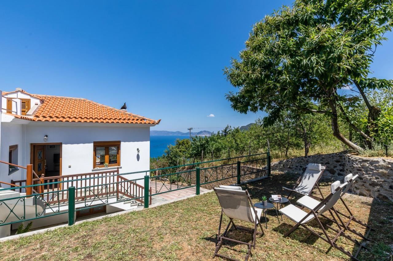Villa Margini, Aegean Views , Pool Villa, Skopelos Exterior foto