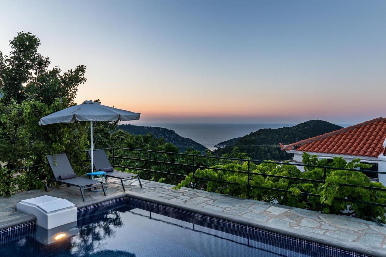 Villa Margini, Aegean Views , Pool Villa, Skopelos Exterior foto