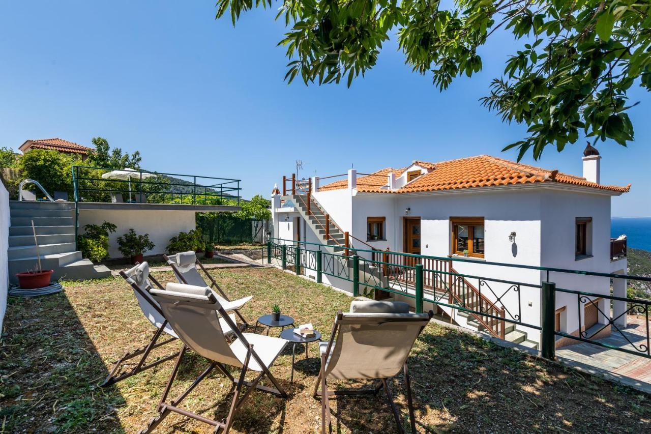 Villa Margini, Aegean Views , Pool Villa, Skopelos Exterior foto