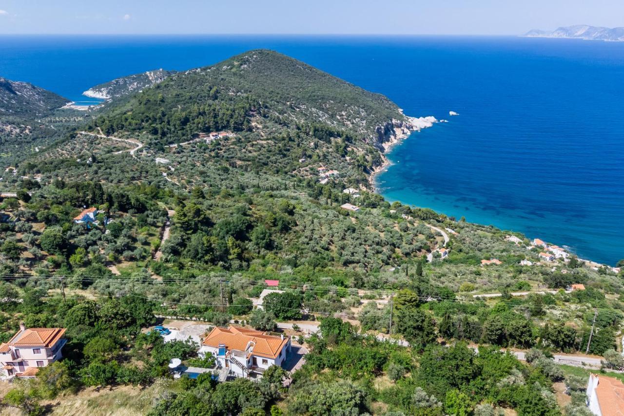 Villa Margini, Aegean Views , Pool Villa, Skopelos Exterior foto